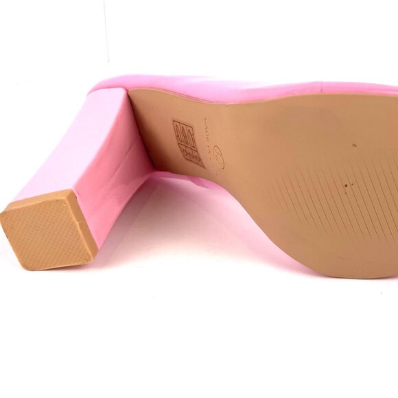 Nasty Gal Heels Womens Pink Pointed Toe Block Heel Barbie Core Size 7 - Picture 8 of 9